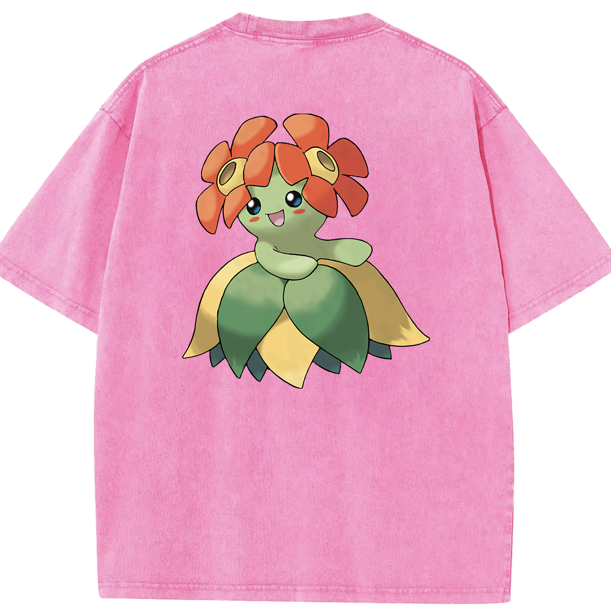 （画像用） ポケットモンスター Pokémon 綿100% ヴィンテージ風 半袖Tシャツ（背面プリント）
